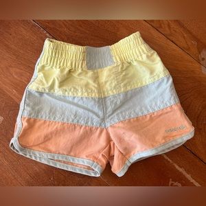 Patagonia Kids Swim Shorts - Yellow, Light Blue, Peach
